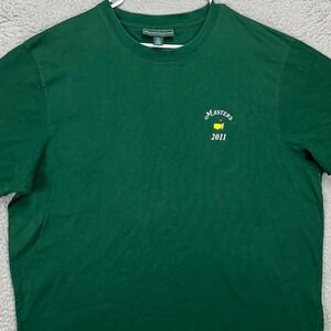 Masters Collection 2011 Augusta T-Shirt Golf Tee Men 2XL Green Short Sleeve Logo